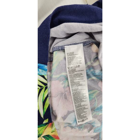 Tommy Bahama Women's Tropicalia Shift Dress, Size M, In Island Navy, Knee Length - Picture 8 of 8